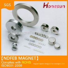 Large Strong Ring shape neodymium magnets product in china